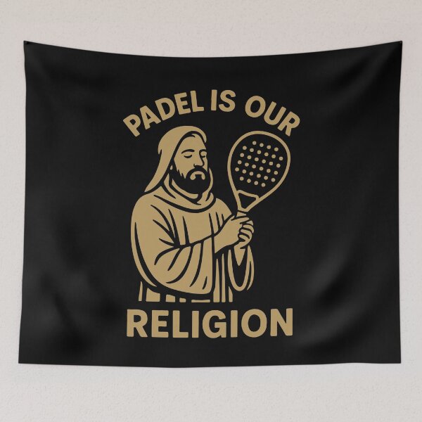 Item preview, Padel Is Our Religion Sport padel Tennis designed and sold by LuminOrb.