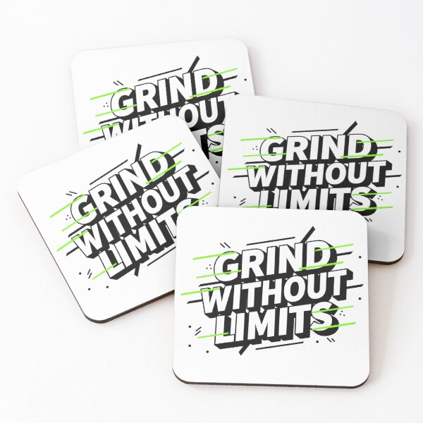 Item preview, Grind Without Limits – Streetwear & Gym Motivation Quote designed and sold by Happyfreedom.