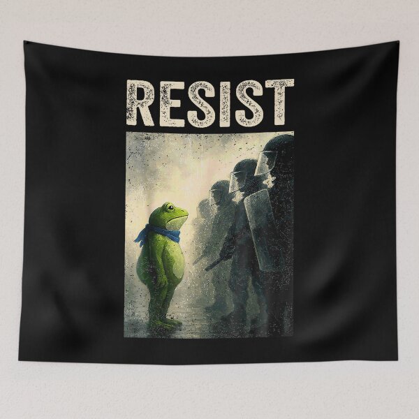 Artikelvorschau, Resist Frog Portland Froschprotest entworfen und verkauft von AsiaStokes.