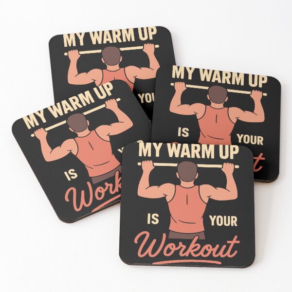 Item preview, My Warm Up Is Your Workout Gym Fitness designed and sold by LuminOrb.