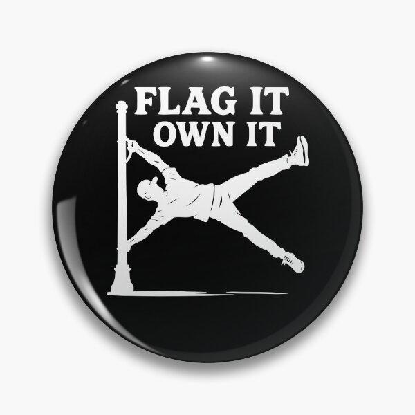 Item preview, Flag It Own It Calisthenics Fitness Gym Workout designed and sold by LuminOrb.