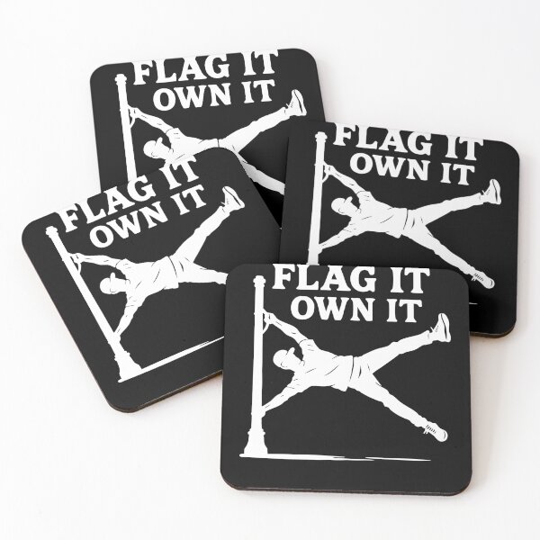Item preview, Flag It Own It Calisthenics Fitness Gym Workout designed and sold by LuminOrb.
