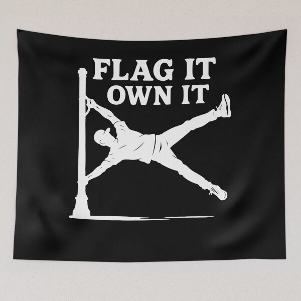 Item preview, Flag It Own It Calisthenics Fitness Gym Workout designed and sold by LuminOrb.