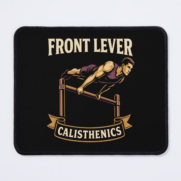 Item preview, Front Lever Calisthenics Gym Training Workout designed and sold by LuminOrb.
