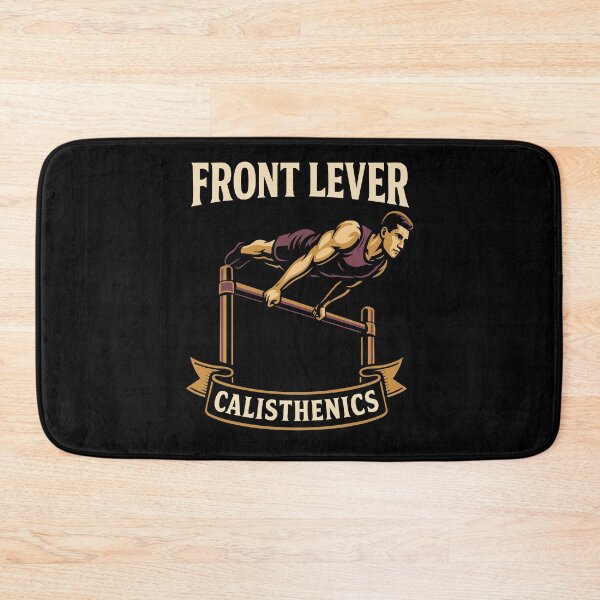 Item preview, Front Lever Calisthenics Gym Training Workout designed and sold by LuminOrb.