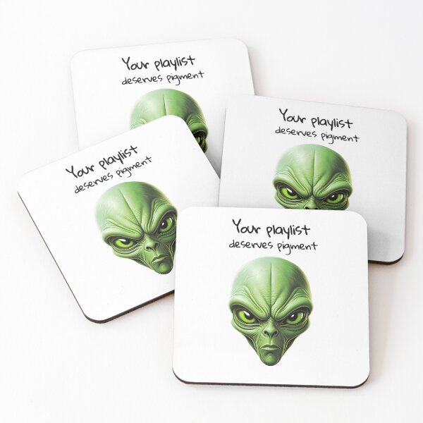 Item preview, "My alien and My playlist" music vibes design designed and sold by TR_fairydesigns.