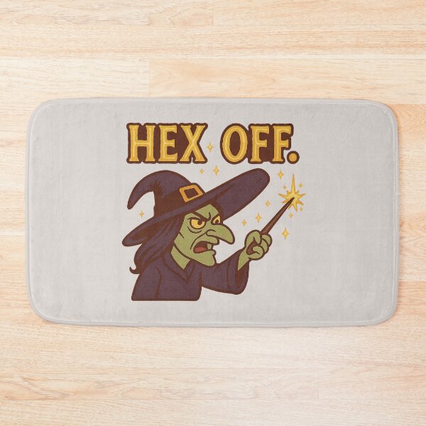 Item preview, Hex Off | Angry Witch Funny Halloween Design designed and sold by Bratak.