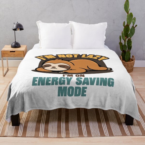 Item preview, I’m Not Lazy I’m On Energy Saving Mode Sloth T-Shirt designed and sold by Koony House and Field.