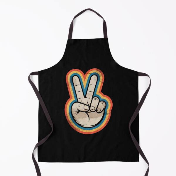 Item preview, Retro Peace Sign V Fingers Vintage 60s 70s 80s Cool Graphic designed and sold by TrinaEspinoza.