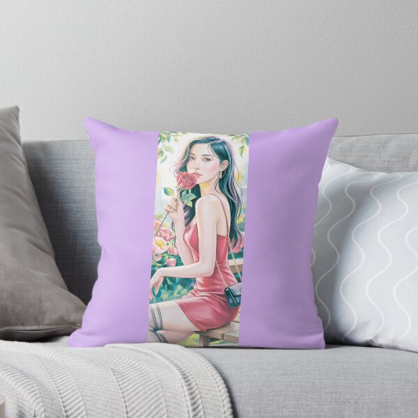 Item preview, Woman With Rose In Floral Garden By Merch, Limited Edition designed and sold by BRCYNTHIASHOP.