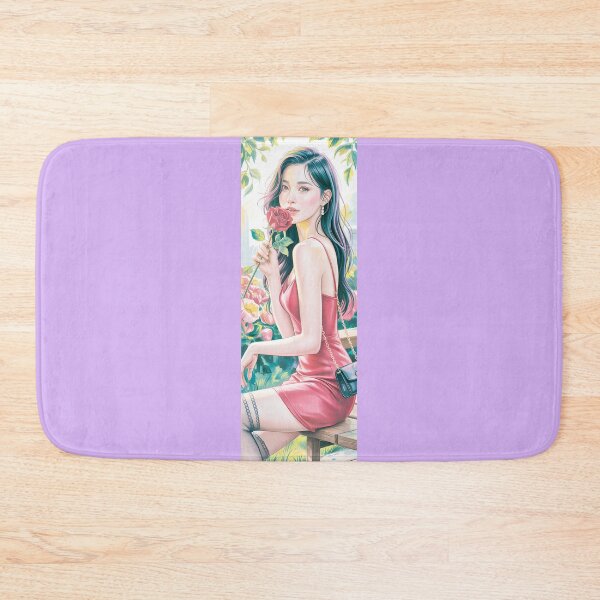 Item preview, Woman With Rose In Floral Garden By Merch, Limited Edition designed and sold by BRCYNTHIASHOP.