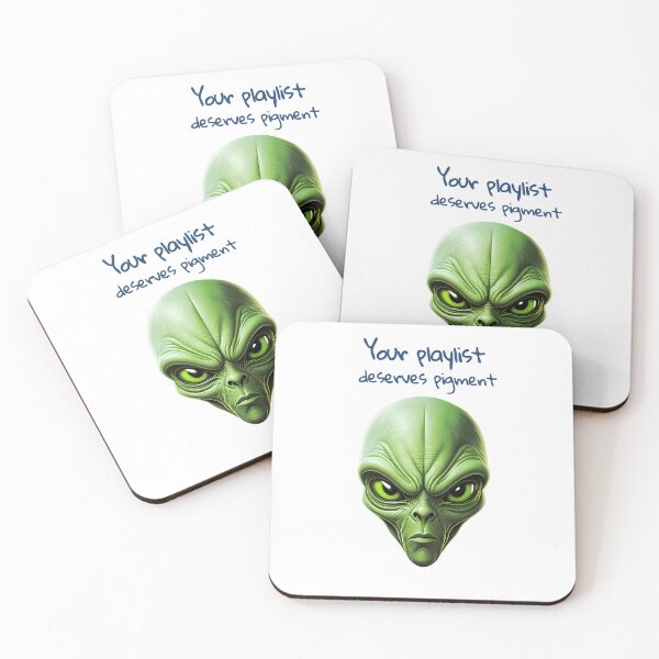 Item preview,  "My alien and My playlist" music vibes design designed and sold by TR_fairydesigns.