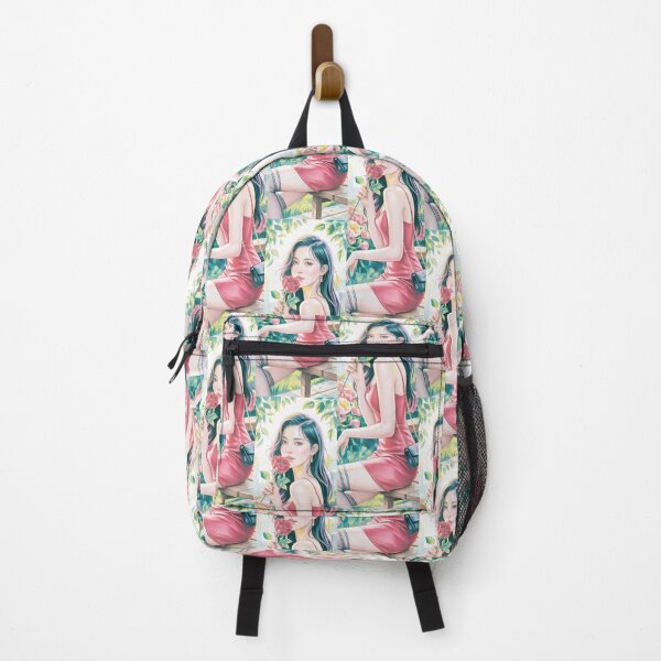 Item preview, Woman With Rose In Floral Garden By Merch, Limited Edition designed and sold by BRCYNTHIASHOP.