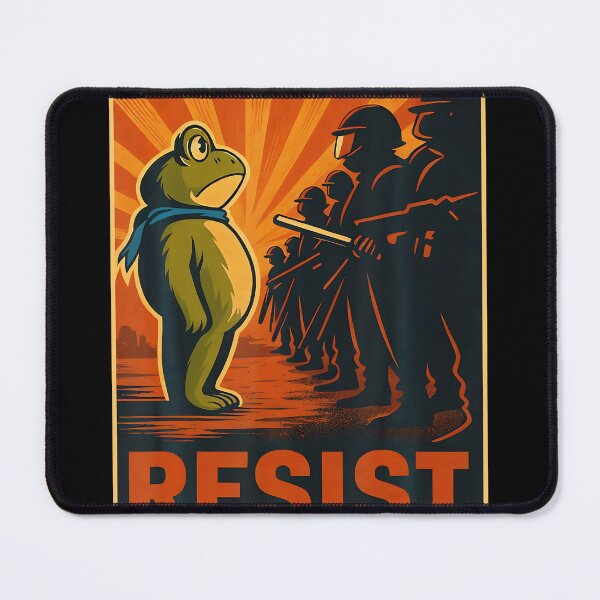 Item preview, Frog Resist Portland Frog Protest - Portland Frog Activist designed and sold by LouisaOReilly.