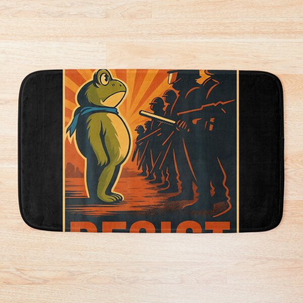 Item preview, Frog Resist Portland Frog Protest - Portland Frog Activist designed and sold by LouisaOReilly.