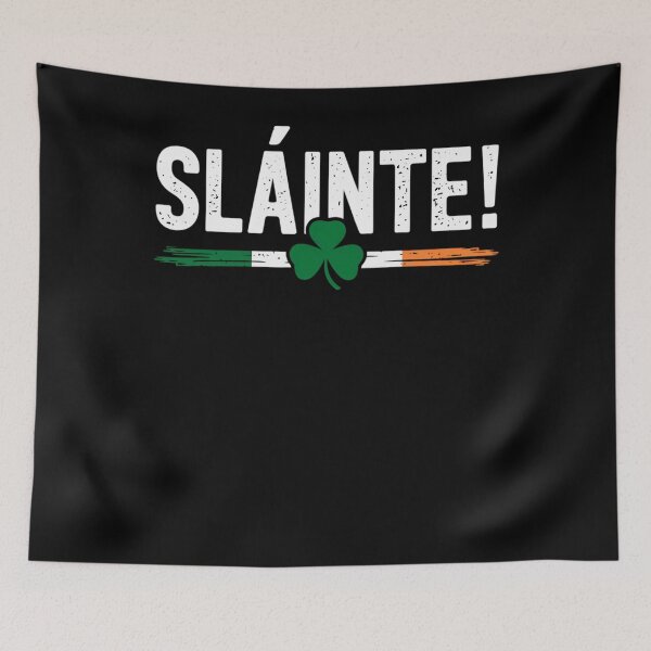 Item preview, Slainte Irish Cheers Toast Shamrock St Paddy's Day designed and sold by TrinaEspinoza.