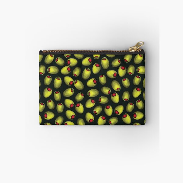 Item preview, Green Olives with Red Pimentos - Novelty Food Pattern designed and sold by somecallmebeth.