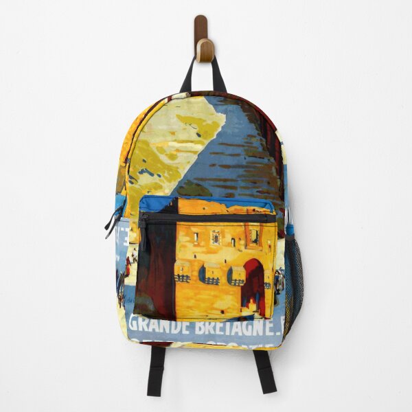 Item preview, Vintage Travel Poster | Simplon-Orient-Express Art | Citadel of Aleppo | Mid-20th Century Luxury Train | Jean de la Neziere designed and sold by artofuniverse.