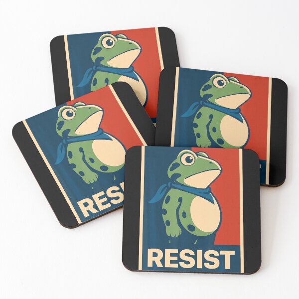 Item preview, Portland Frog Protest Resist - Portland Frog Activist designed and sold by LouisaOReilly.
