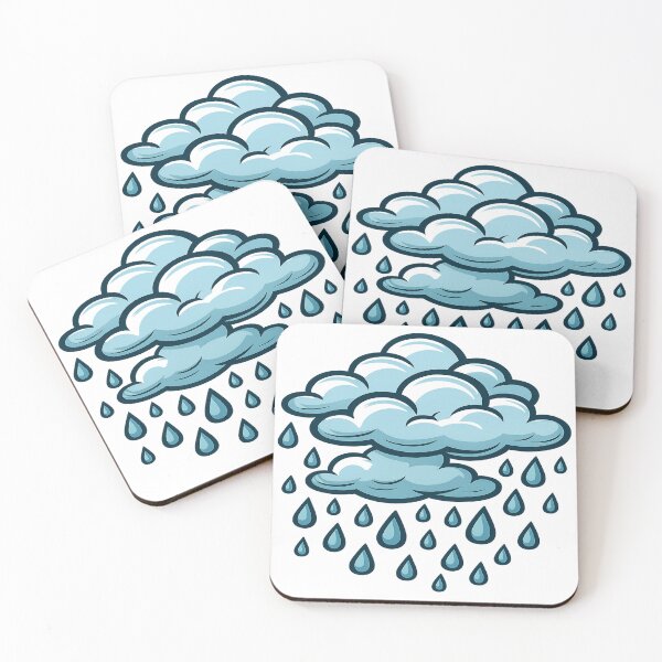 Item preview, Rainy Clouds – Calm Drizzle in Cool Tones designed and sold by ZeMa-JA.