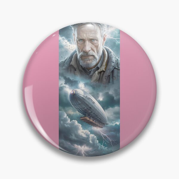 Item preview, Steampunk Airship Over Stormy Seas By Merch, Limited Edition designed and sold by BRCYNTHIASHOP.