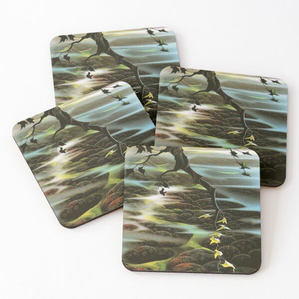 Item preview, Fog Laced Hills By Eyvind Earle designed and sold by LOIKAMT.