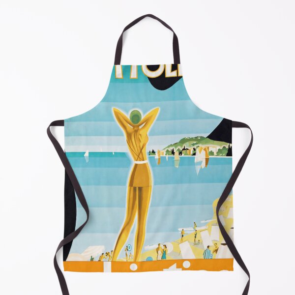 Item preview, Vintage Cattolica Travel Poster | 1930s Art Deco Beach Scene | Adriatic Coast | Italian Seaside Elegance & Leisure designed and sold by artofuniverse.