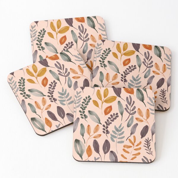 Item preview, Autumn fall leaves watercolor pattern  designed and sold by SaryandSaff.