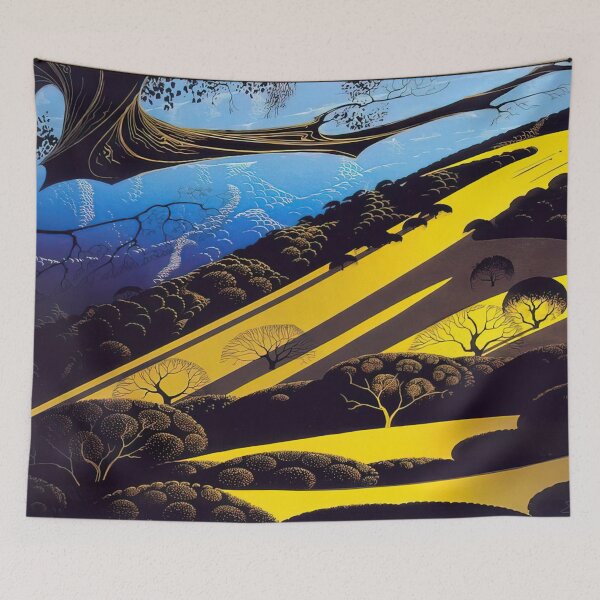 Item preview, Gaviota Pass By Eyvind Earle designed and sold by LOIKAMT.