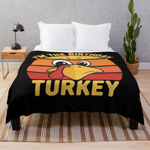 Item preview, I'm The Birthday Turkey Face Funny Happy Thanksgiving Family designed and sold by BiellaSar.