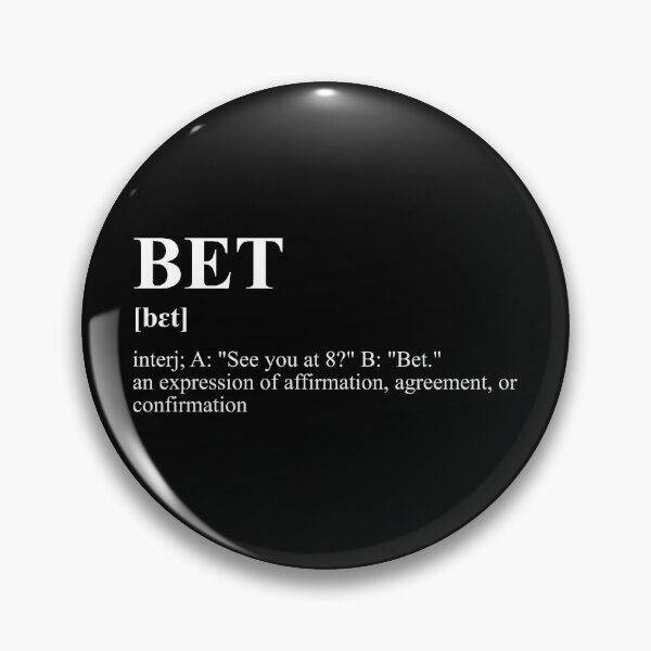Item preview, BET! designed and sold by SPAZE-Typo.
