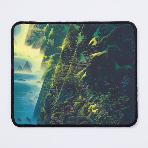 Item preview, Jeweled Cliffs By Eyvind Earle designed and sold by LOIKAMT.