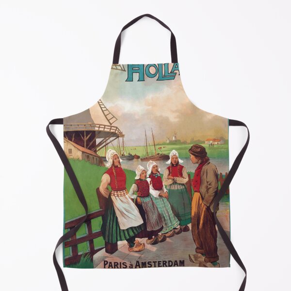 Item preview, Vintage Art Nouveau Travel Poster | Chemin de Fer du Nord | Paris to Amsterdam | Dutch Landscape & Cultural Heritage designed and sold by artofuniverse.
