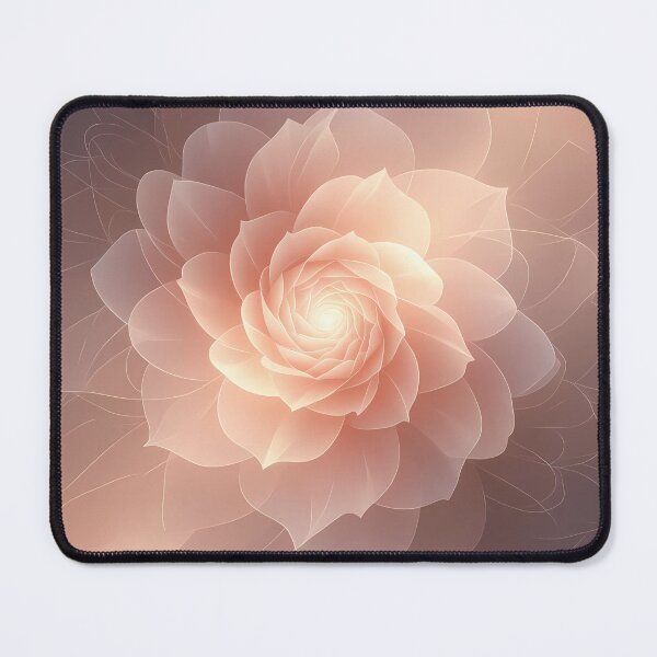 Item preview, A luminous pastel bloom radiates soft light and elegance — delicate translucent petals spiral outward in a serene, dreamy floral design. (image size 8320x12480) designed and sold by Digital-Davinci.