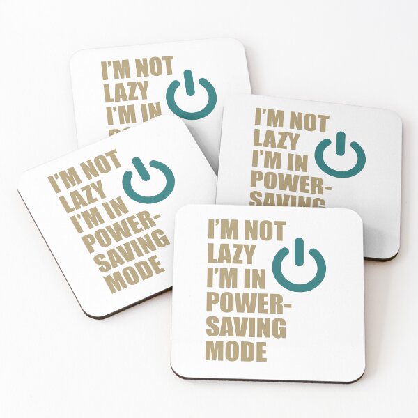 Item preview, I’m Not Lazy I’m In Power-Saving Mode T-Shirt    designed and sold by Koony House and Field.