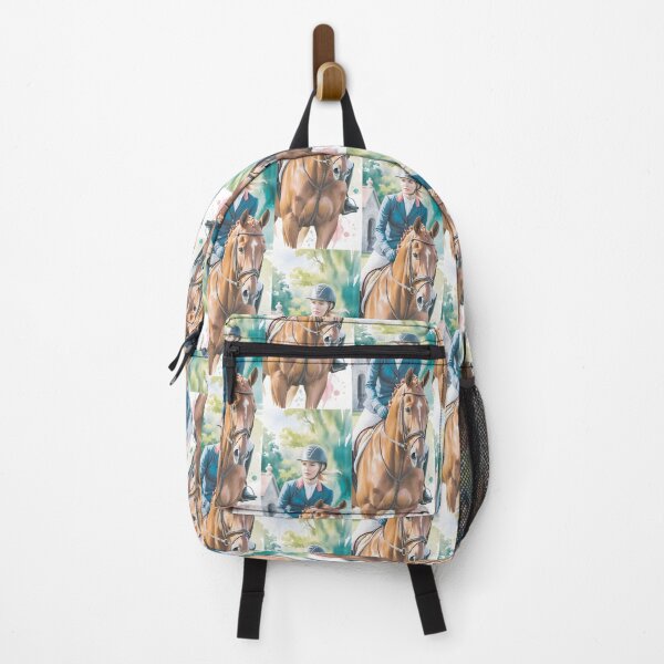 Item preview, Elegant Horse & Rider Watercolor Art By Merch, Limited Edition designed and sold by BRCYNTHIASHOP.