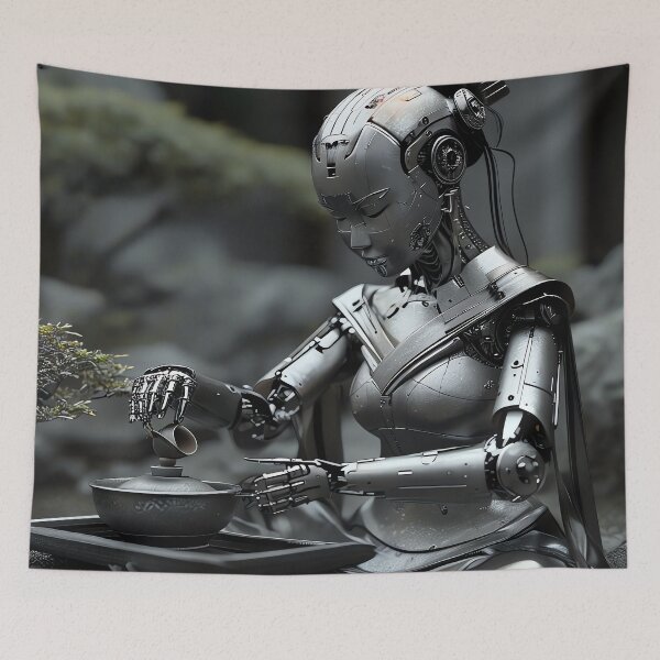 Item preview, Android Tea designed and sold by ONYX Pixee.