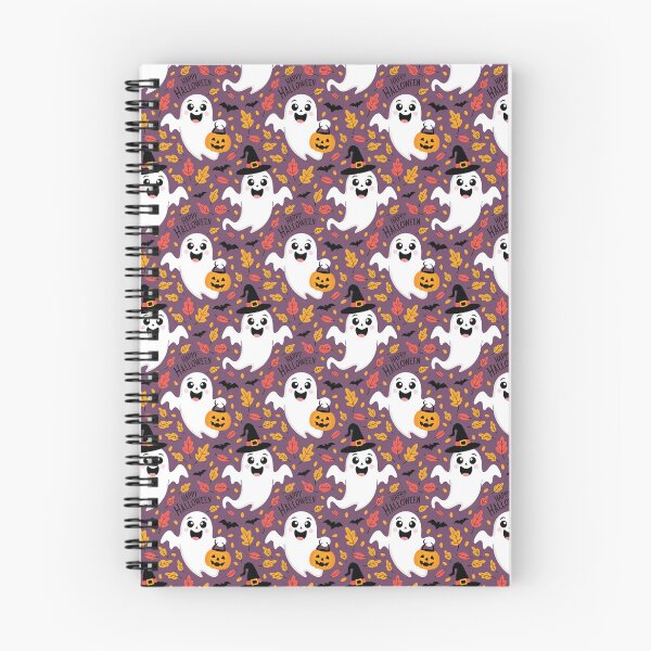 Item preview, Cute Ghosts and Pumpkins Halloween Pattern designed and sold by graphicnew.