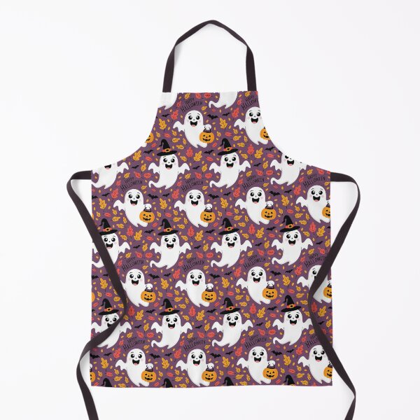Item preview, Cute Ghosts and Pumpkins Halloween Pattern designed and sold by graphicnew.