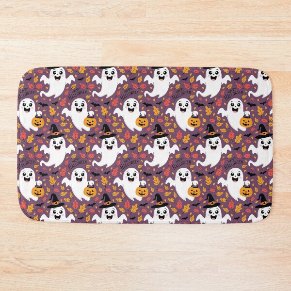 Item preview, Cute Ghosts and Pumpkins Halloween Pattern designed and sold by graphicnew.