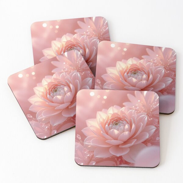 Item preview, Water Droplets Pearls, Pink Flowers  (image size 8320x12480) designed and sold by Digital-Davinci.