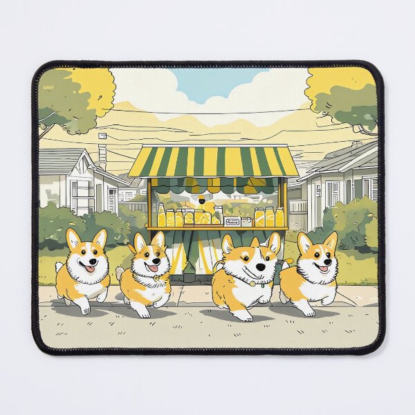 Item preview, Corgi Lemonade designed and sold by ONYX Pixee.