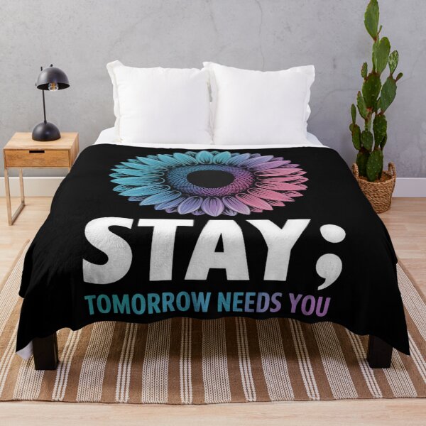 Item preview, Stay Tomorrow Needs You Mental Health Awareness Support designed and sold by TyraYoung.