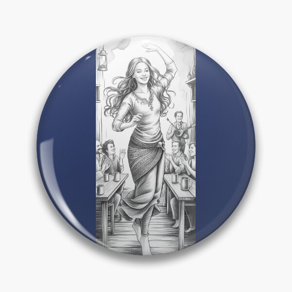Item preview, Lively Dancer Entertains Tavern Crowd By Merch, Limited Edition designed and sold by MichaelbmOver.