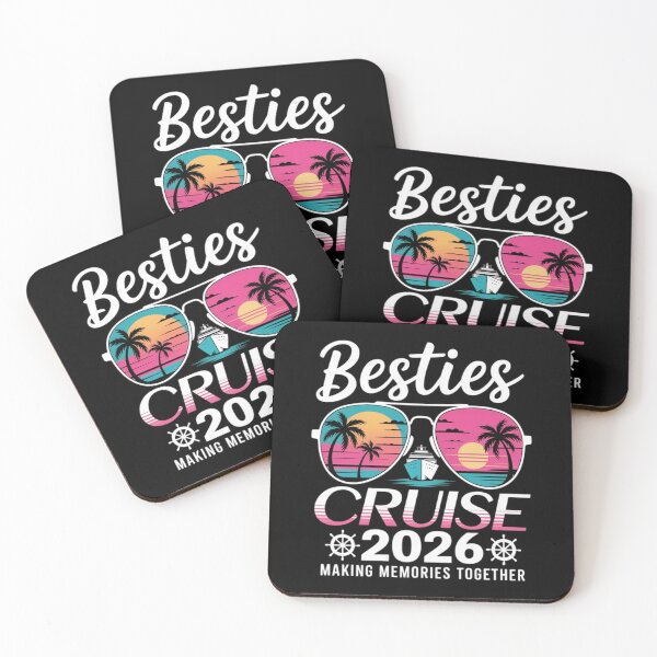 Item preview, Besties Cruise 2026 Besties Cruising Summer Vacation designed and sold by SlogariArt.