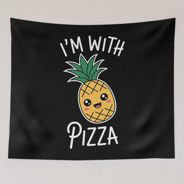 Item preview, I'm with Pizza Funny Halloween Pineapple Pizza designed and sold by August4Laughs25.