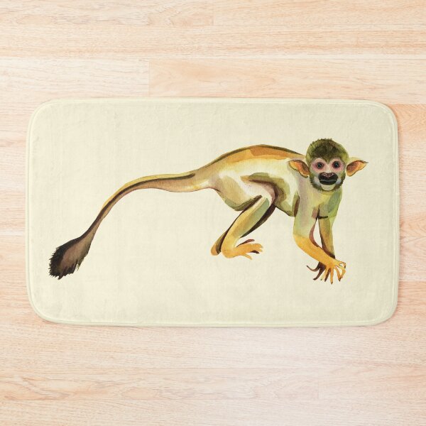 Item preview, Watercolor Squirrel Monkey – Cute Jungle Animal Illustration designed and sold by EmeraldeaArt.