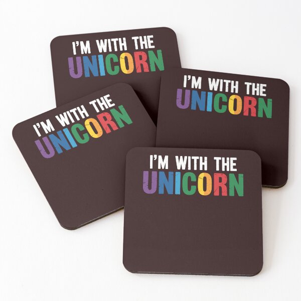 Item preview, Im with unicorn matching partner couple costume halloween designed and sold by August4Laughs25.