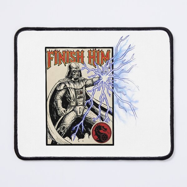 Item preview, Retro Galactic Finish Him Parody – Hand Drawn Sci-Fi Crossover Art designed and sold by SkullTroops.
