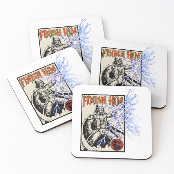 Item preview, Retro Galactic Finish Him Parody – Hand Drawn Sci-Fi Crossover Art designed and sold by SkullTroops.